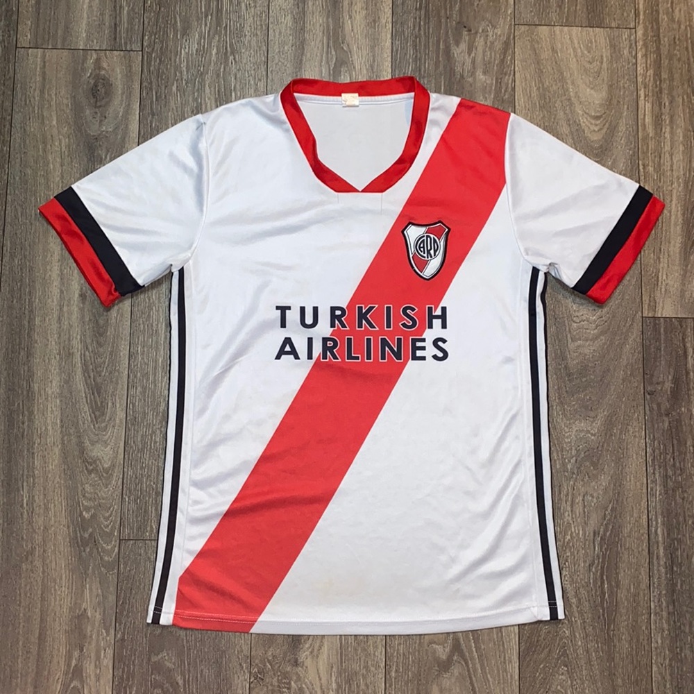 River Plate short sleeve Soccer Jersey.